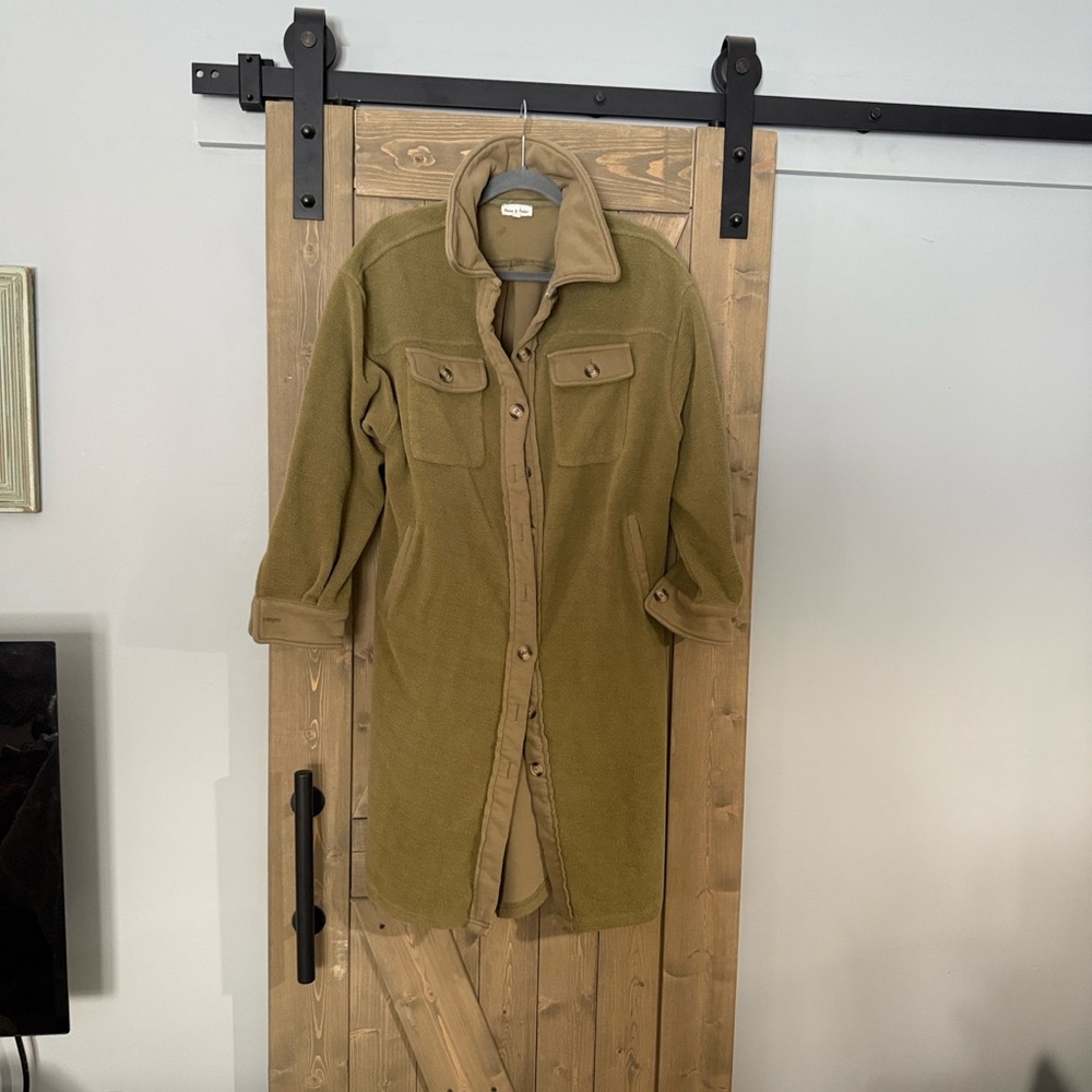 Aaron & Amber womens long shacket